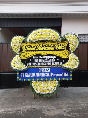Papan Bunga Duka di Tangkerang Barat