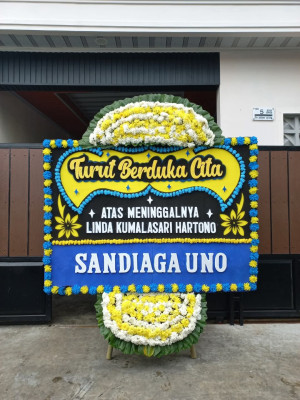 Papan Bunga Duka di Tangkerang Barat