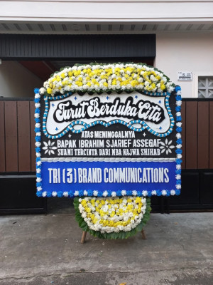 Papan Bunga Duka di Tangkerang Barat